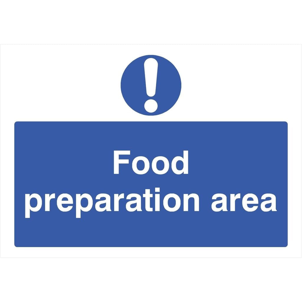 food-preparation-area-sign