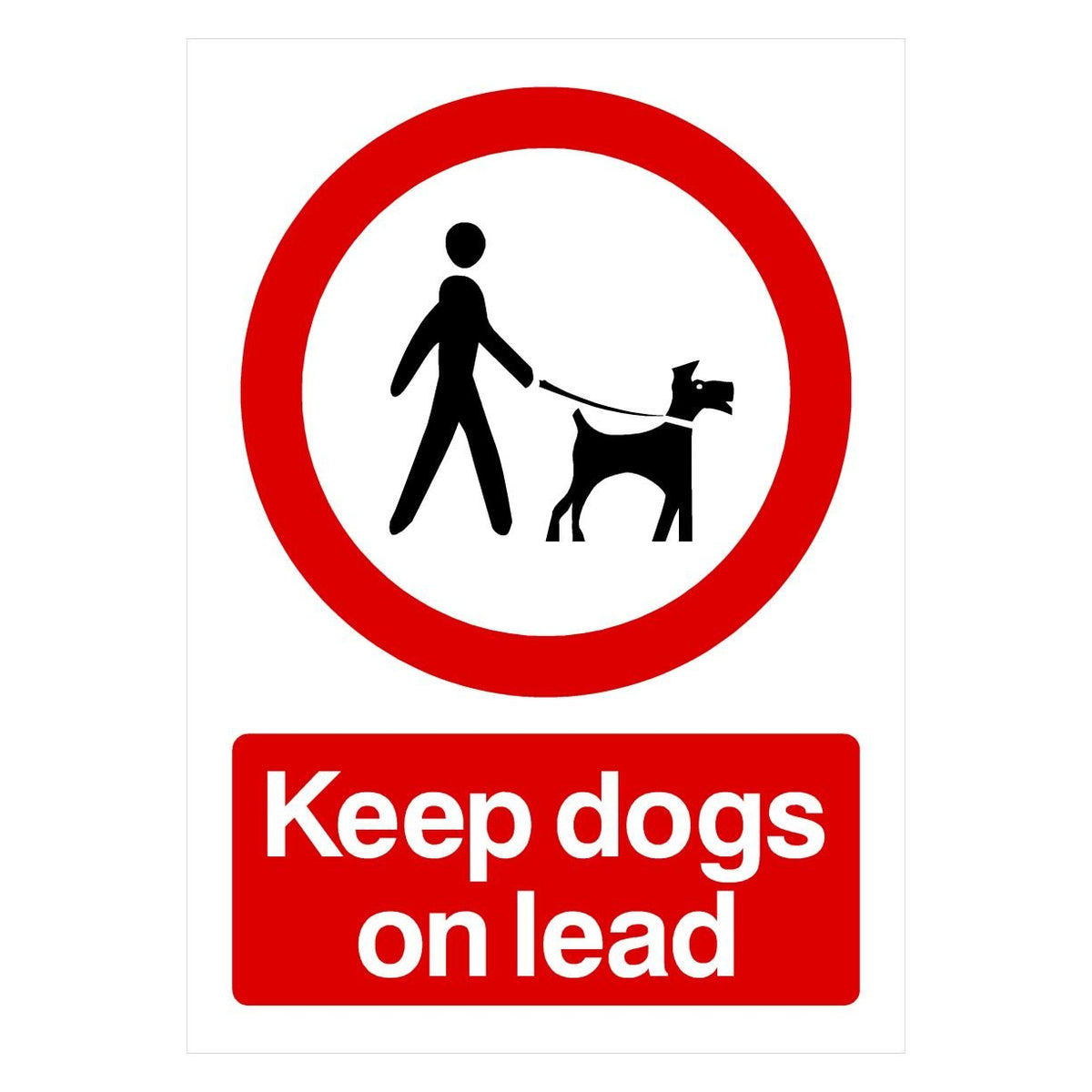 Keep Dogs On Lead Sign