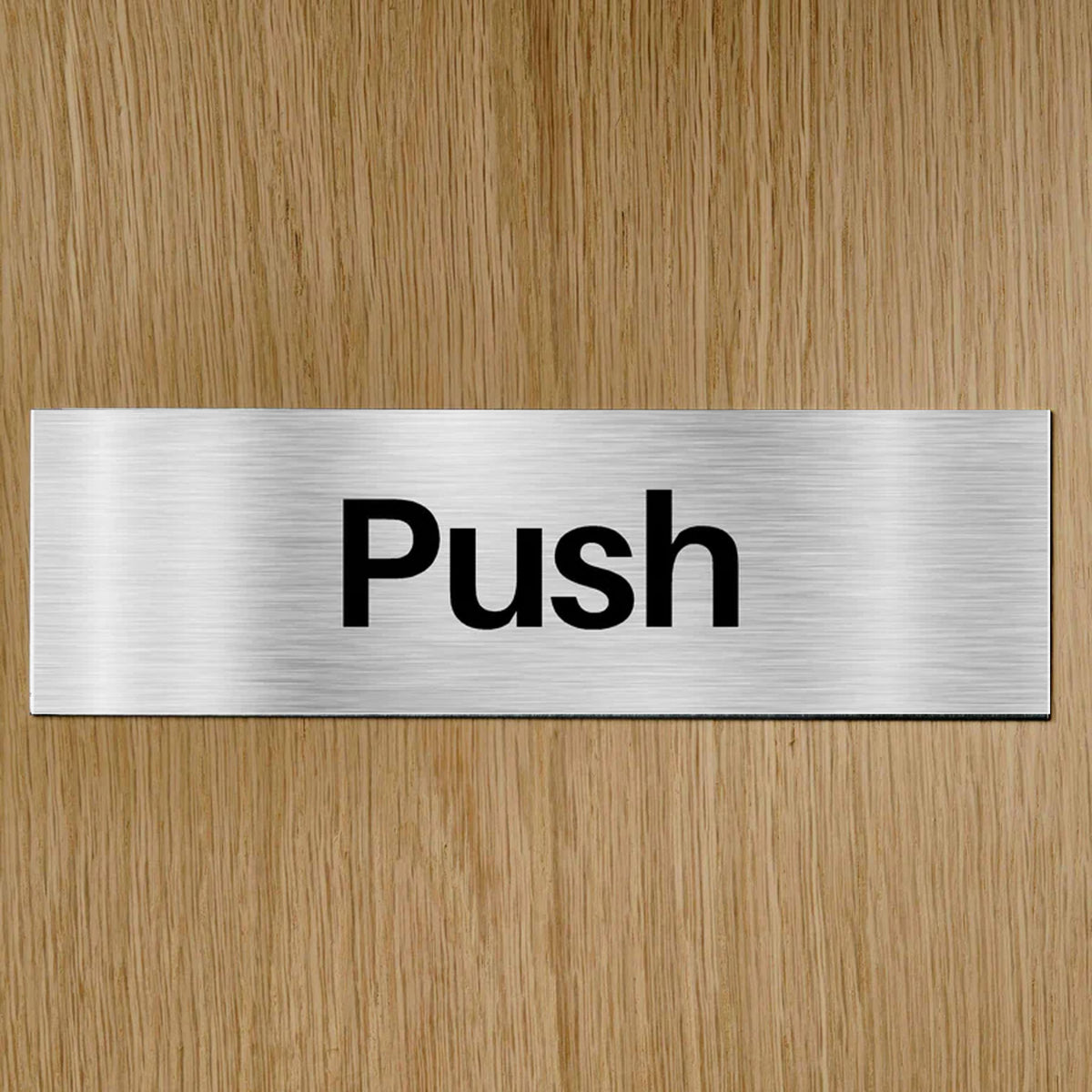 Brushed Aluminium Door Signs Brushed Metal Signs