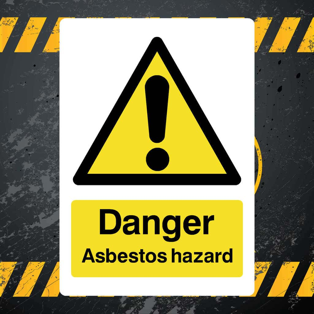 Asbestos Hazard Sign - The Sign Shed