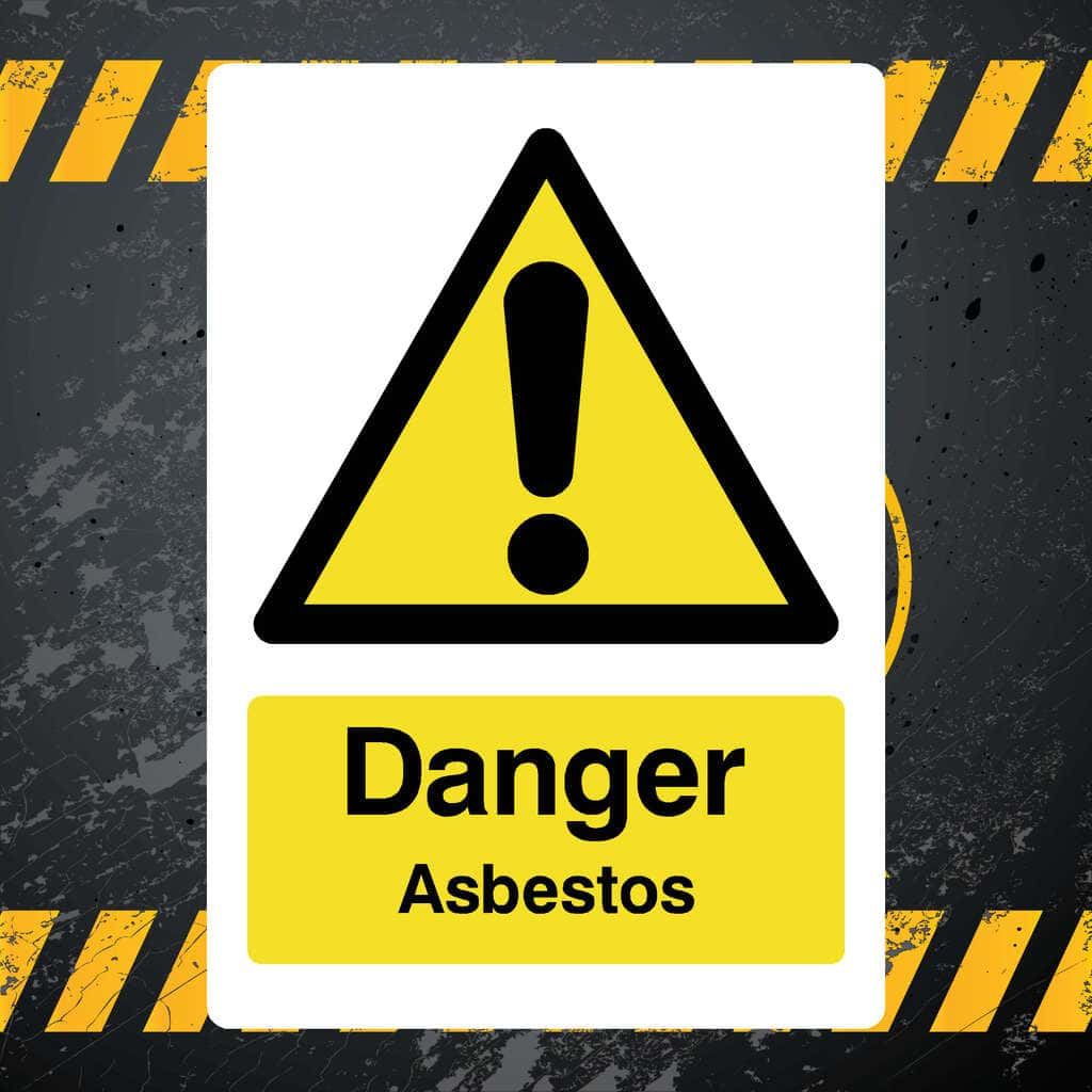 Asbestos Warning Sign - The Sign Shed