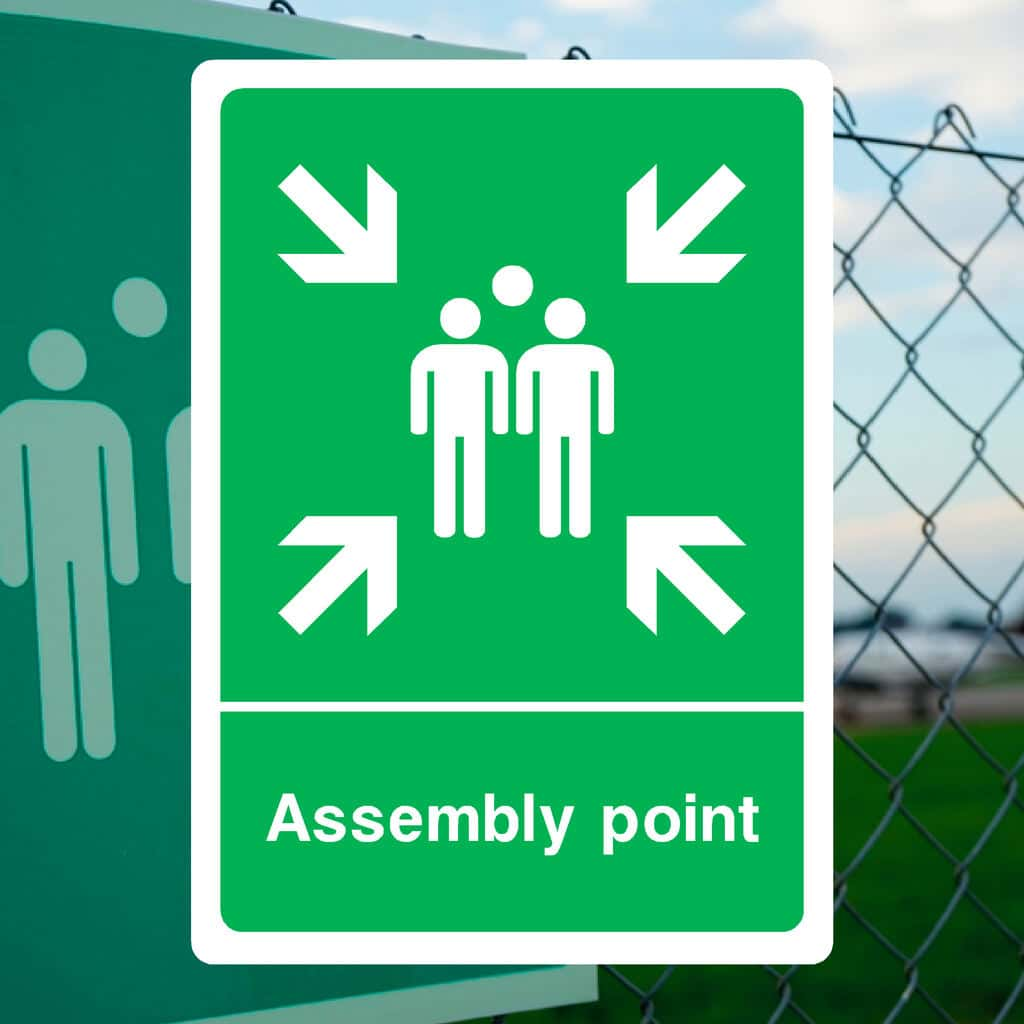 Assembly Point Sign - The Sign Shed