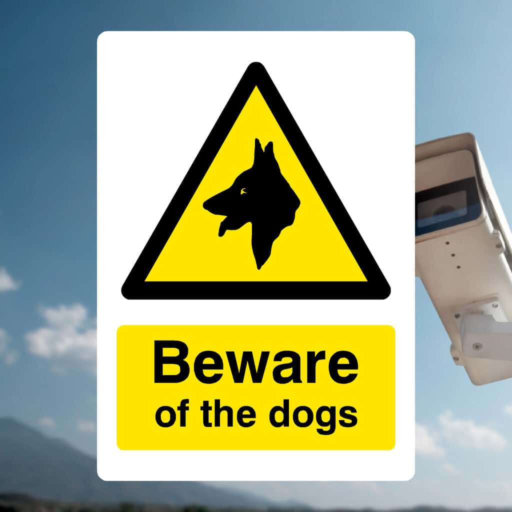 Beware Of The Dogs Sign - The Sign Shed