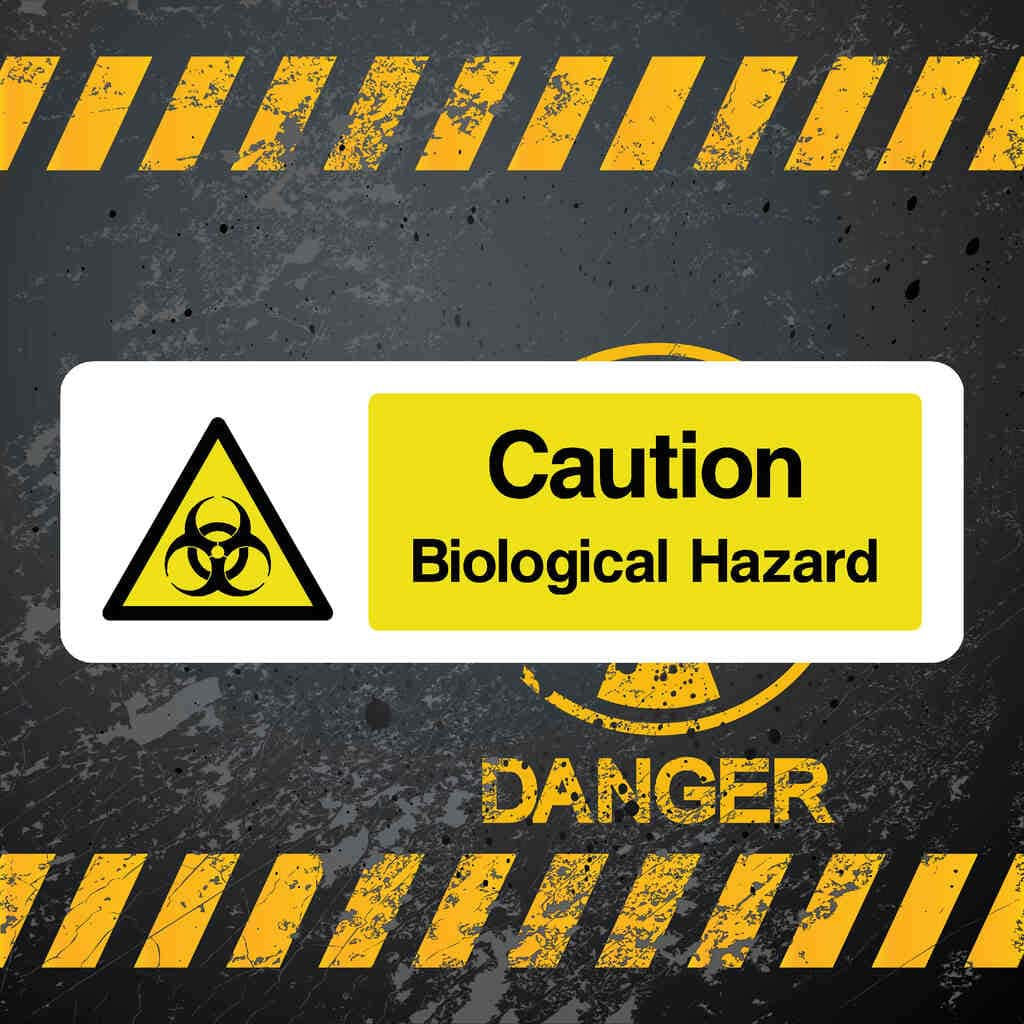 Biological Hazard Sign - The Sign Shed