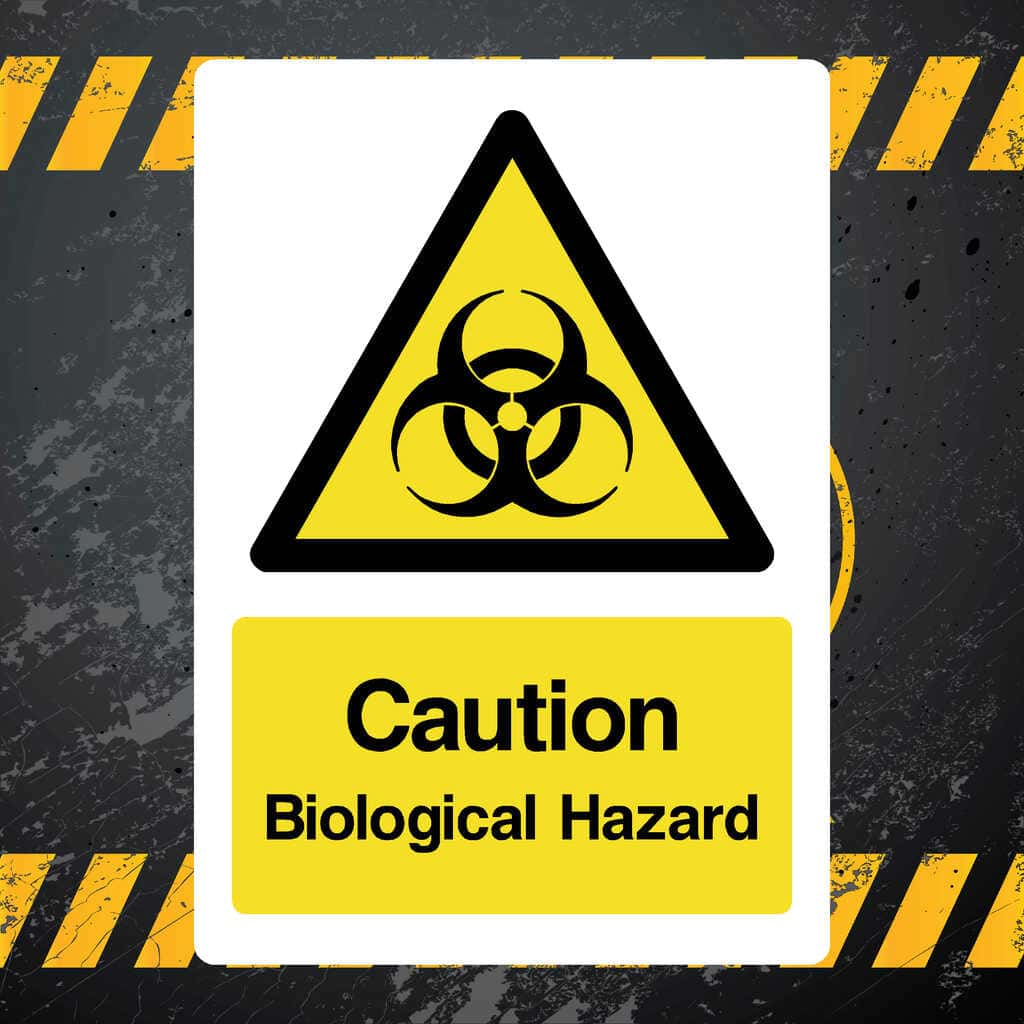 Biological Hazard Warning Sign - The Sign Shed