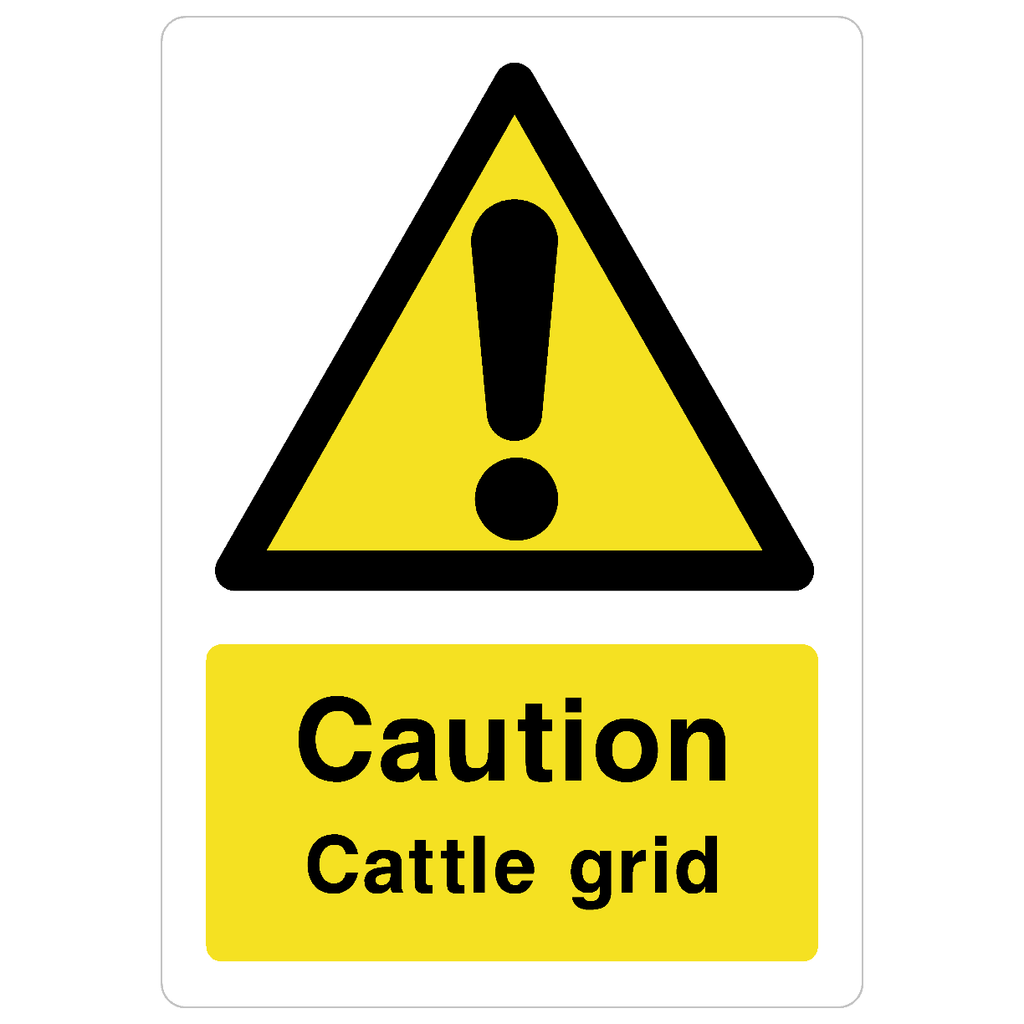 Cattle Grid Sign - The Sign Shed