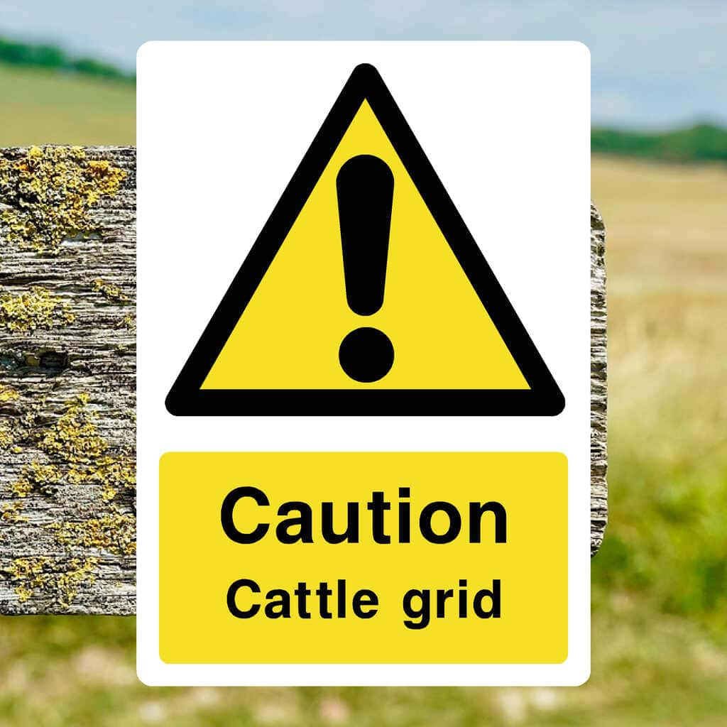 Cattle Grid Sign - The Sign Shed