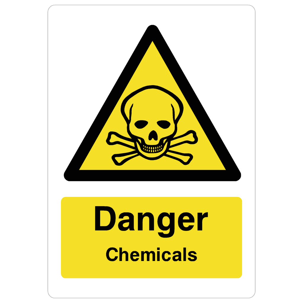 Chemicals (Skull & Crossbones) Sign - The Sign Shed