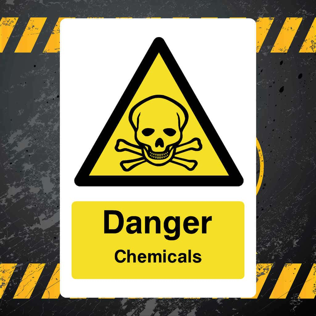 Chemicals (Skull & Crossbones) Sign - The Sign Shed