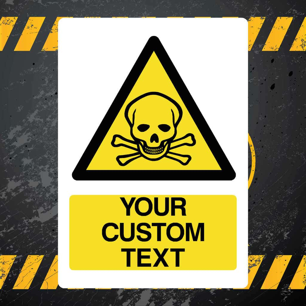 Custom Chemical Danger (Gas) Sign - The Sign Shed