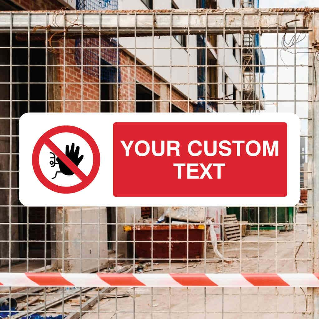 Custom No Entry Sign - The Sign Shed