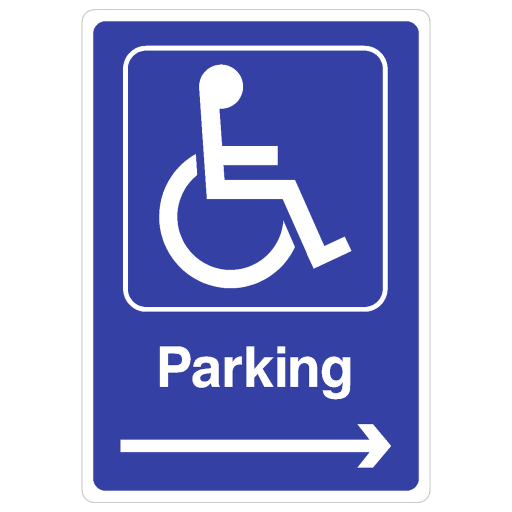 Disabled Parking Right Sign - The Sign Shed