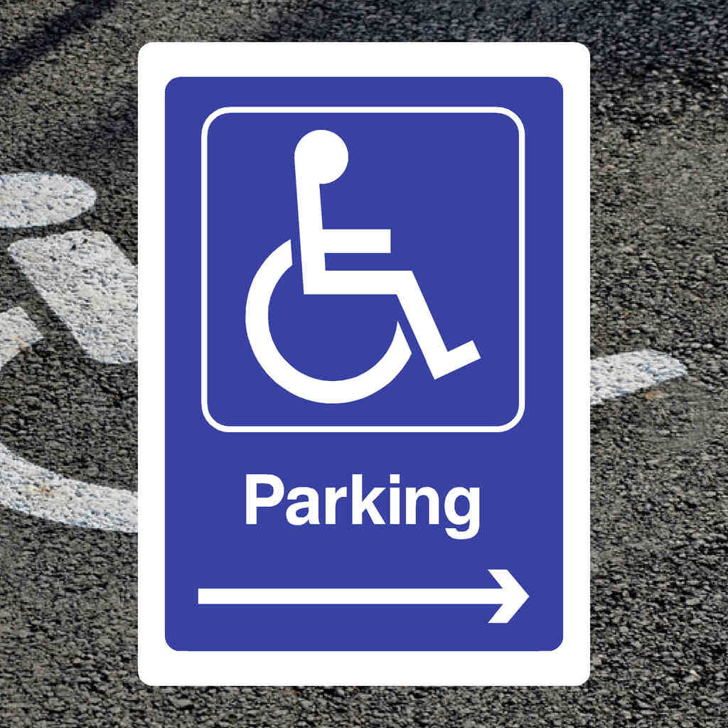 Disabled Parking Right Sign - The Sign Shed