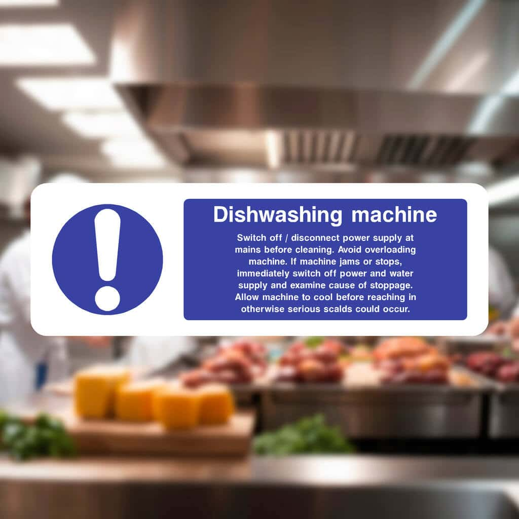 Dishwashing Machine Sign - The Sign Shed