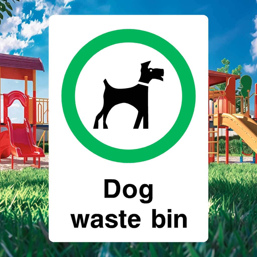 Dog Waste Bin Sign - The Sign Shed