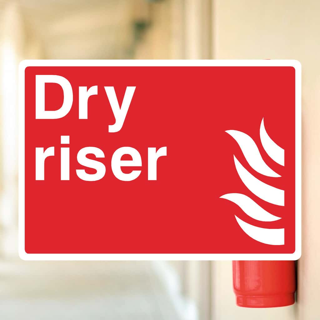 Dry Riser Sign - The Sign Shed