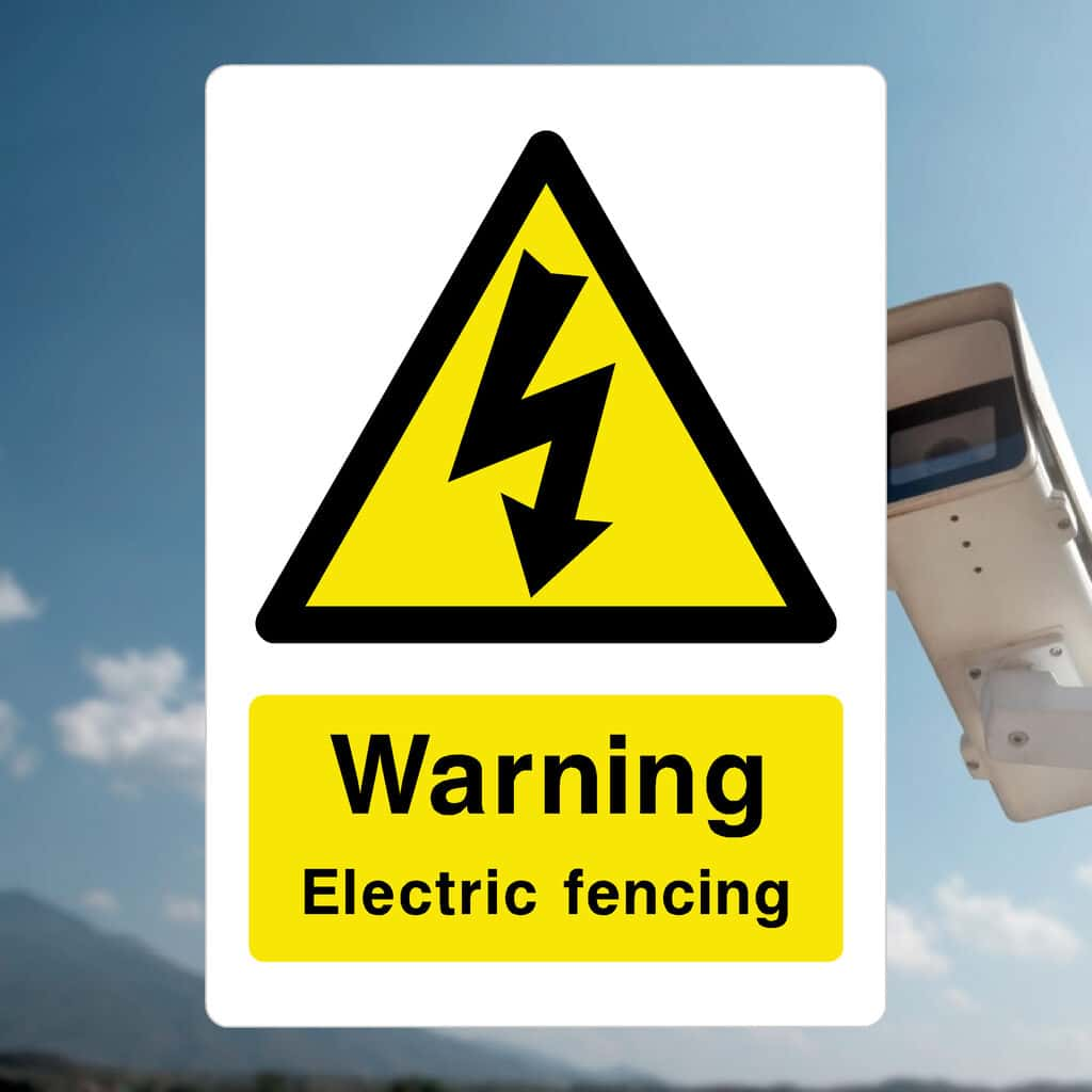 Electric Fencing Sign - The Sign Shed