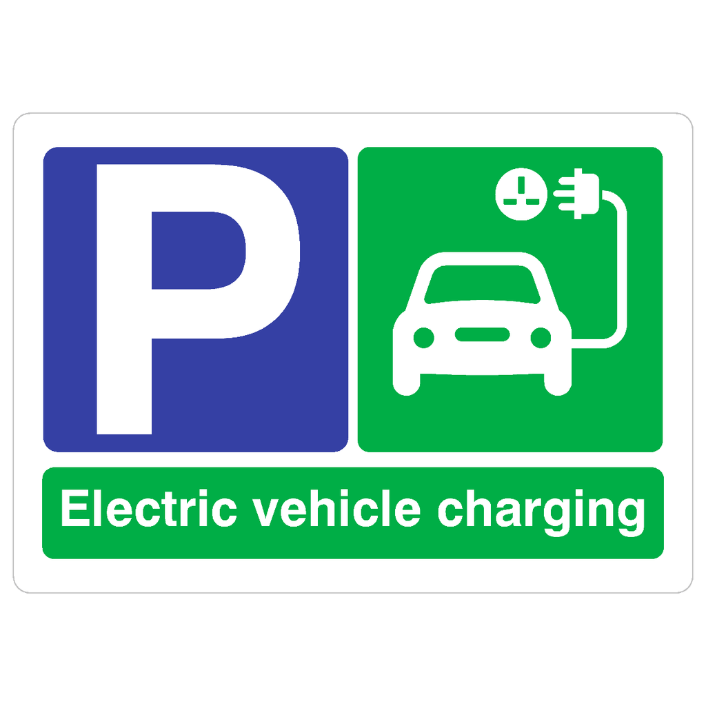 Electric Vehicle Charging Parking Sign - The Sign Shed