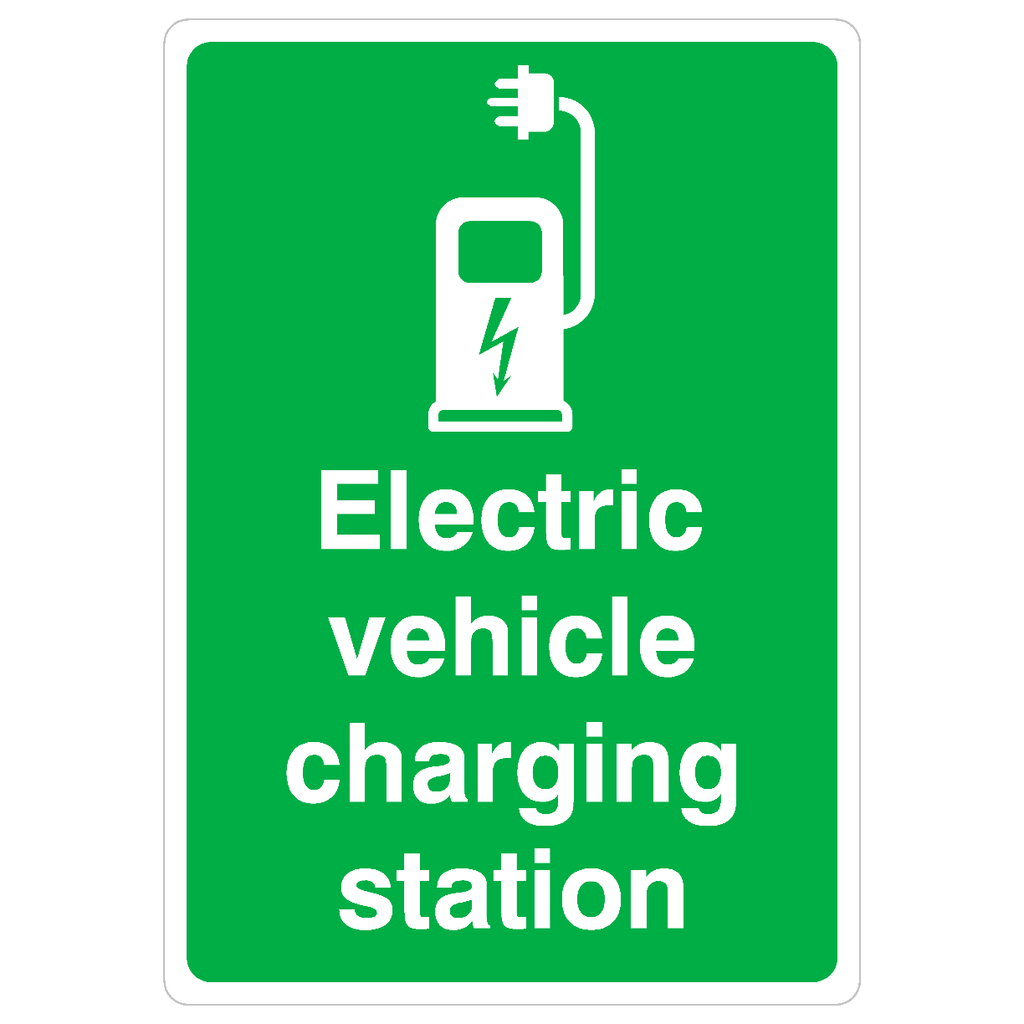 Electric Vehicle Charging Station Sign - The Sign Shed