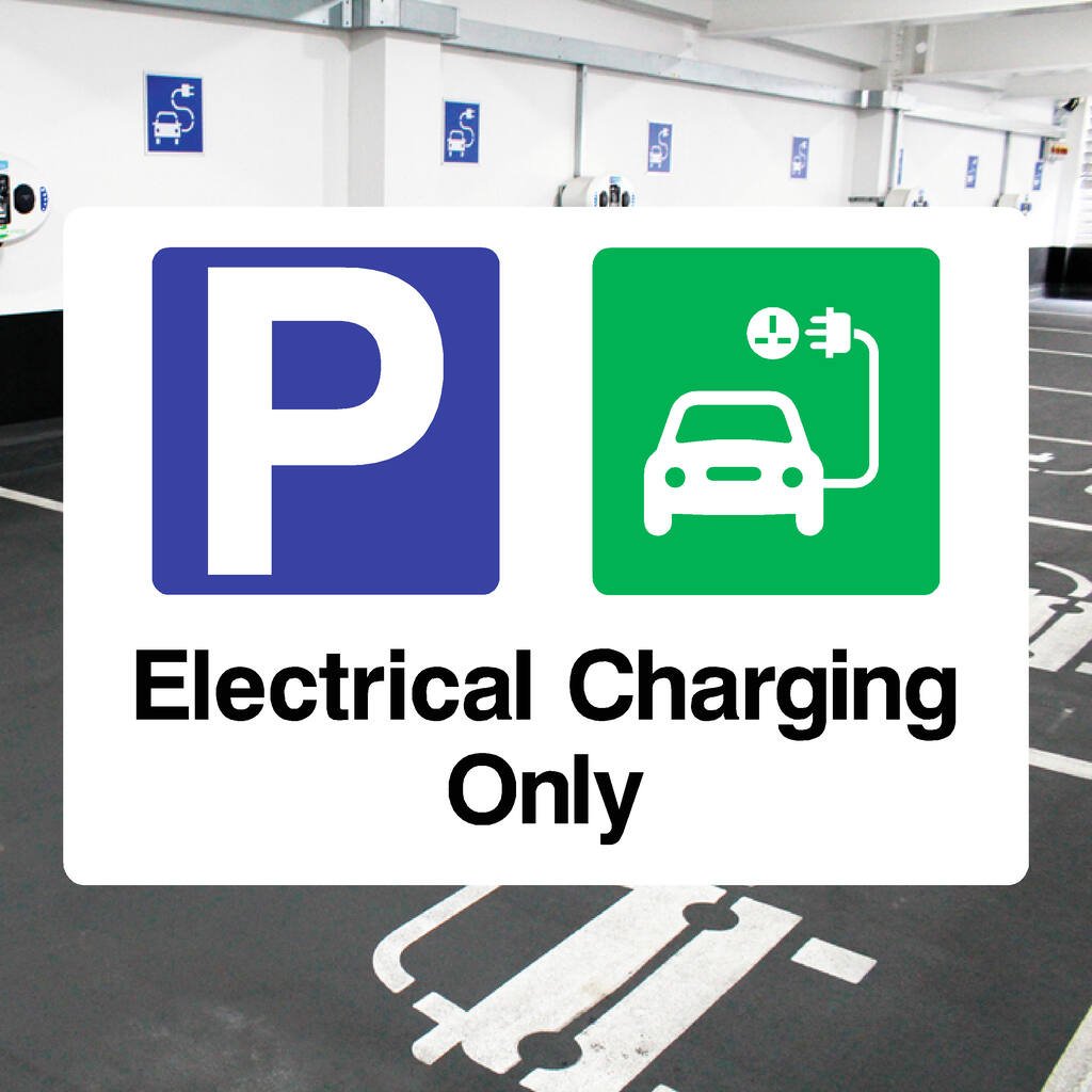 Electrical Charging Only EV Sign - The Sign Shed