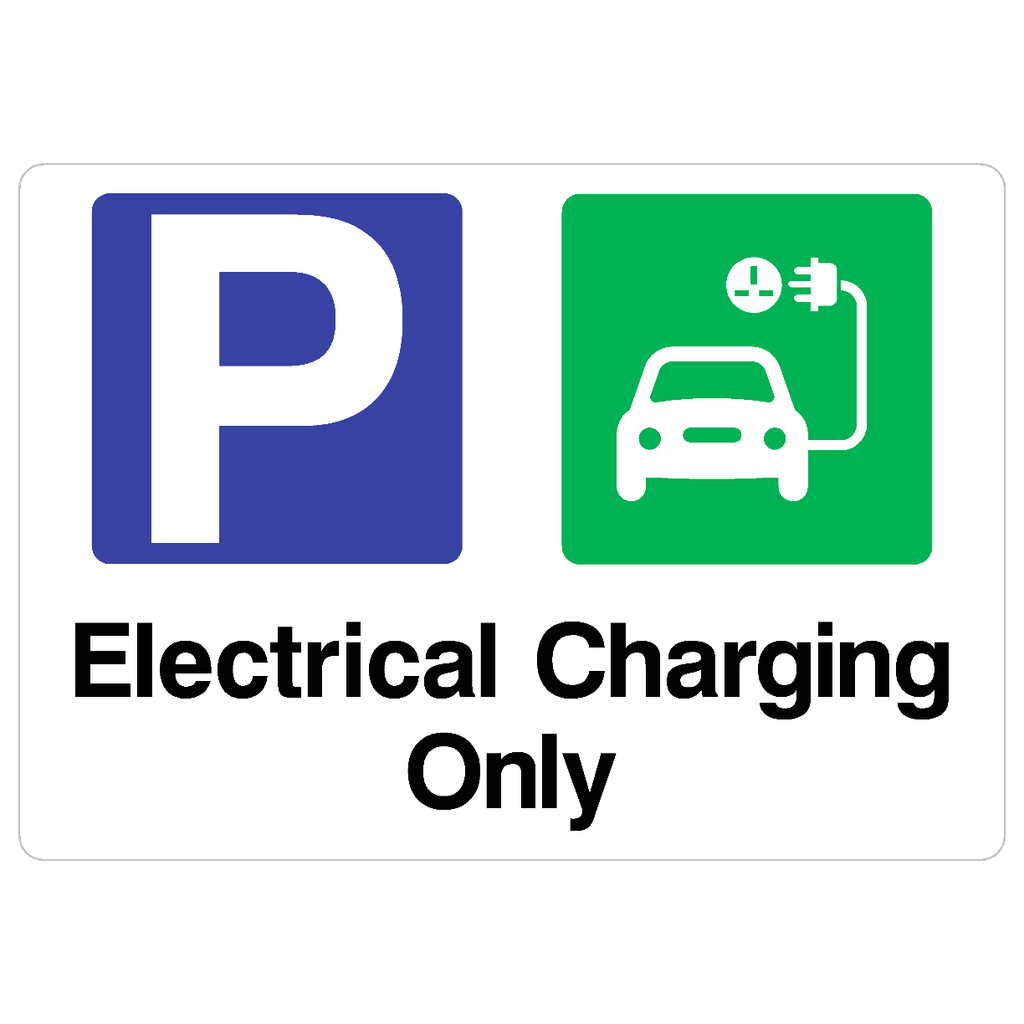 Electrical Charging Only Sign - The Sign Shed