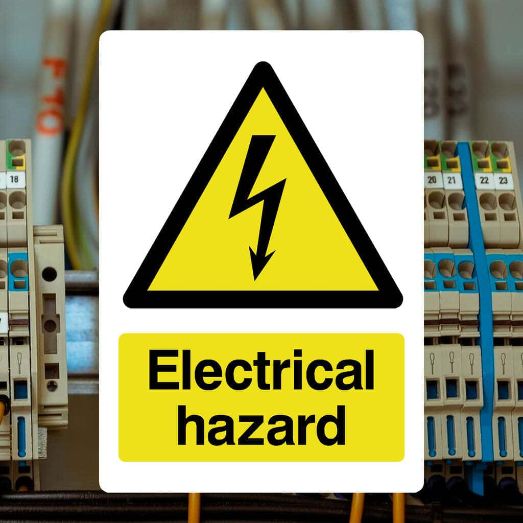 Electrical Hazard Sign - The Sign Shed