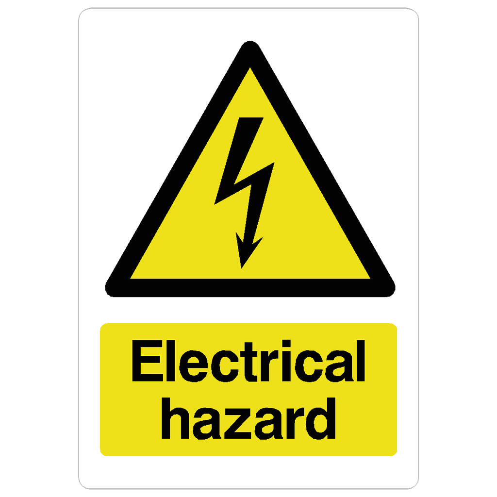 Electrical Hazard Sign - The Sign Shed