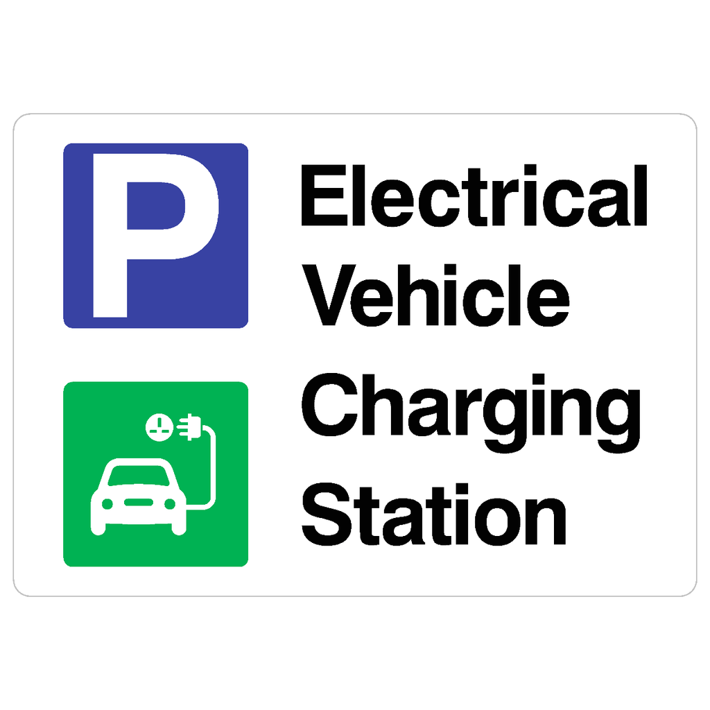 Electrical Vehicle Charging Station Sign - The Sign Shed