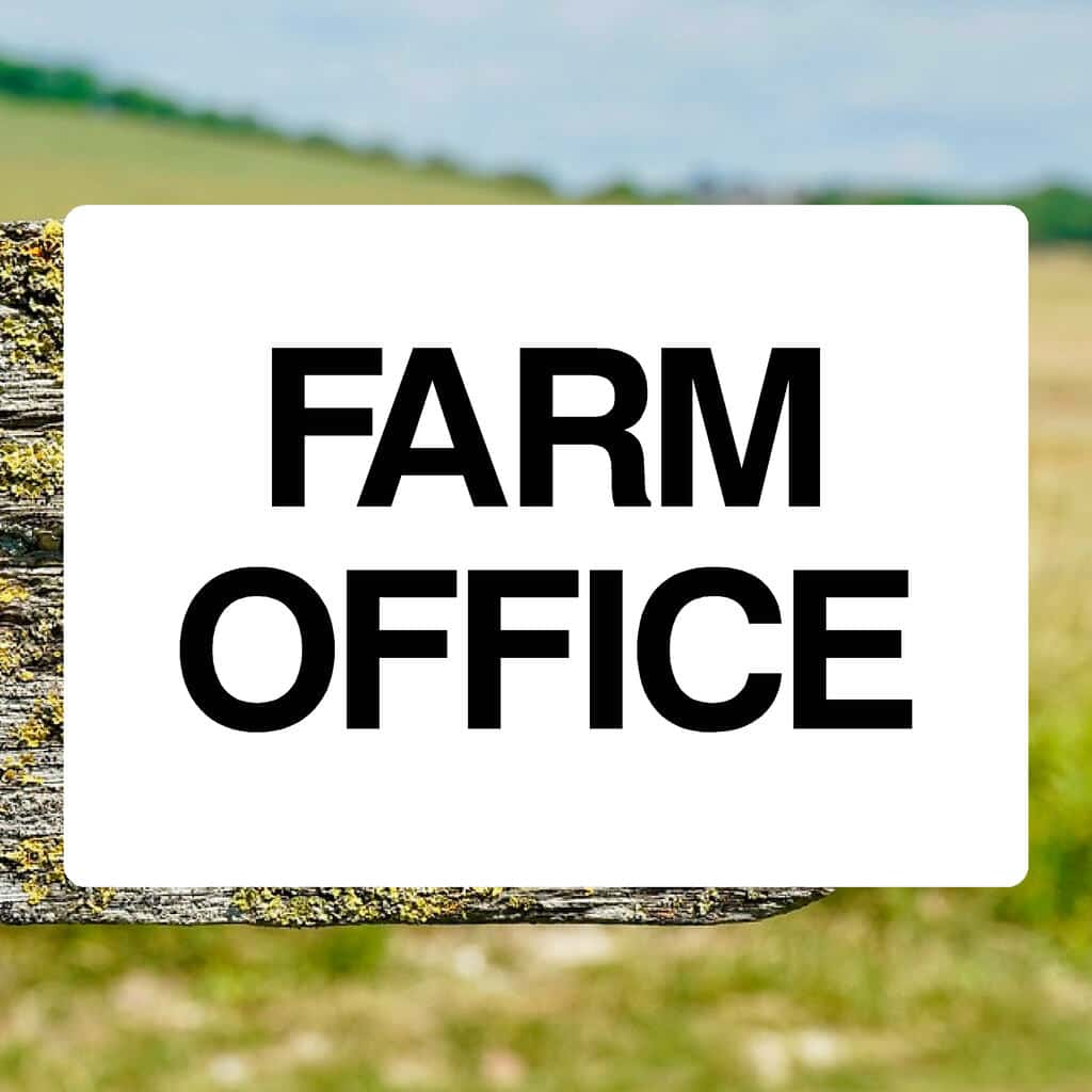 Farm Office Sign - The Sign Shed