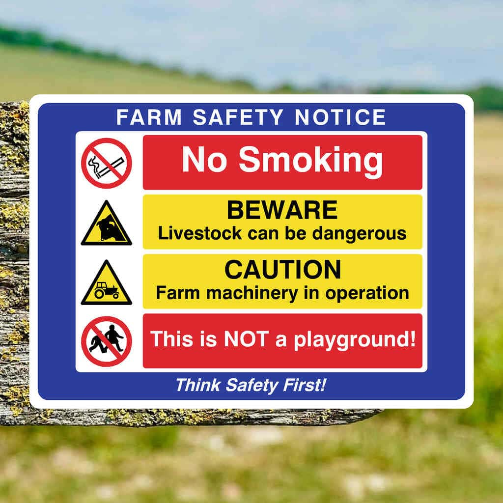 Farm Safety Notice - The Sign Shed