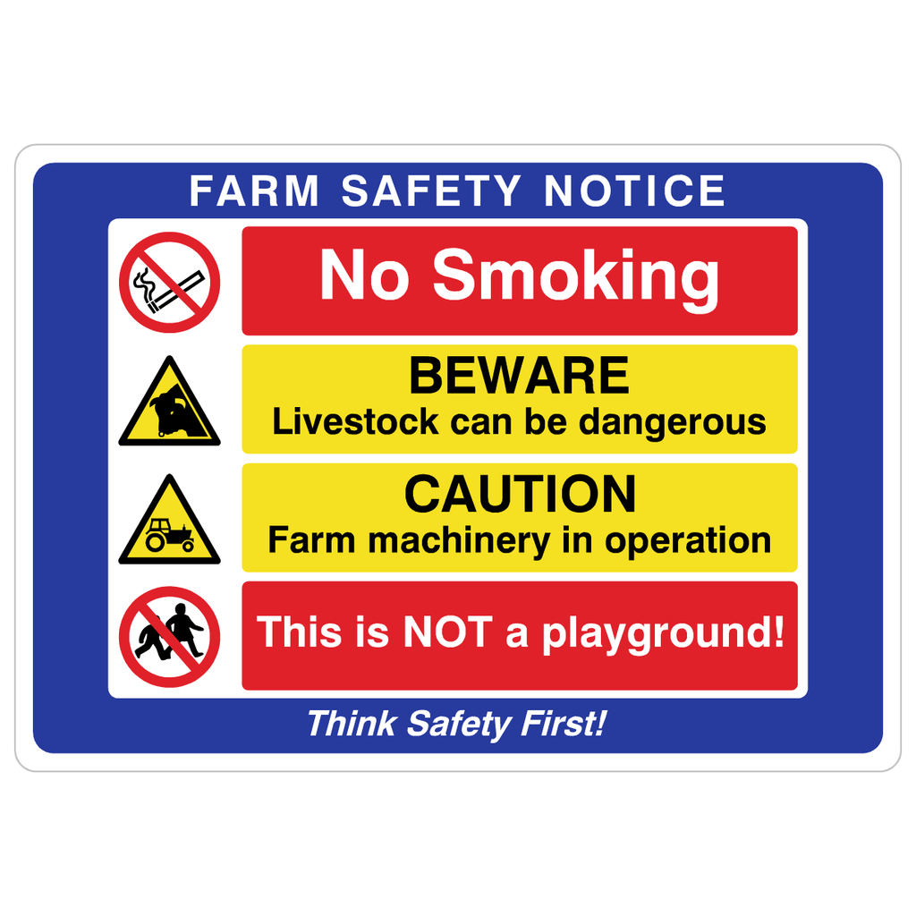 Farm Safety Notice - The Sign Shed