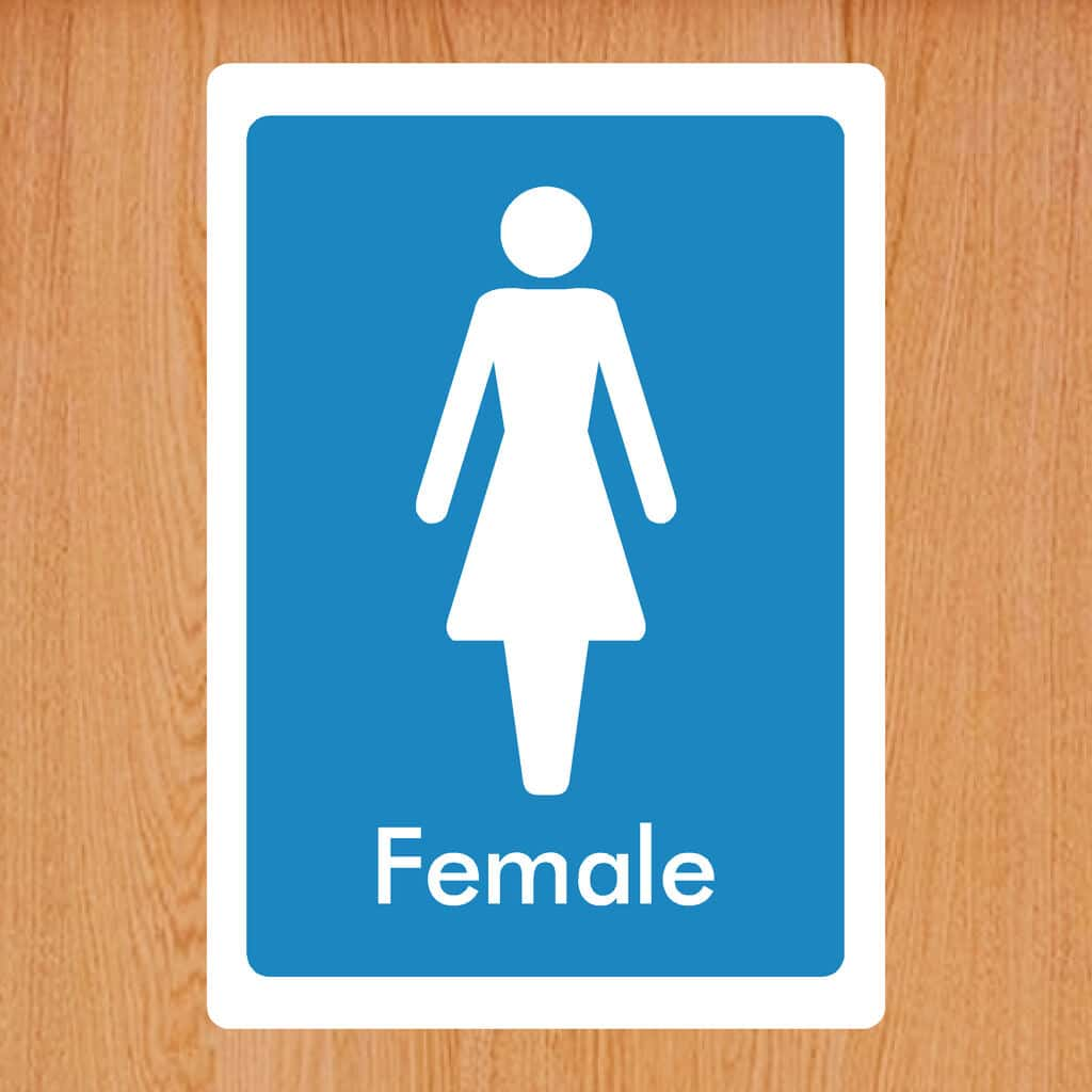 Female Toilet Sign - The Sign Shed