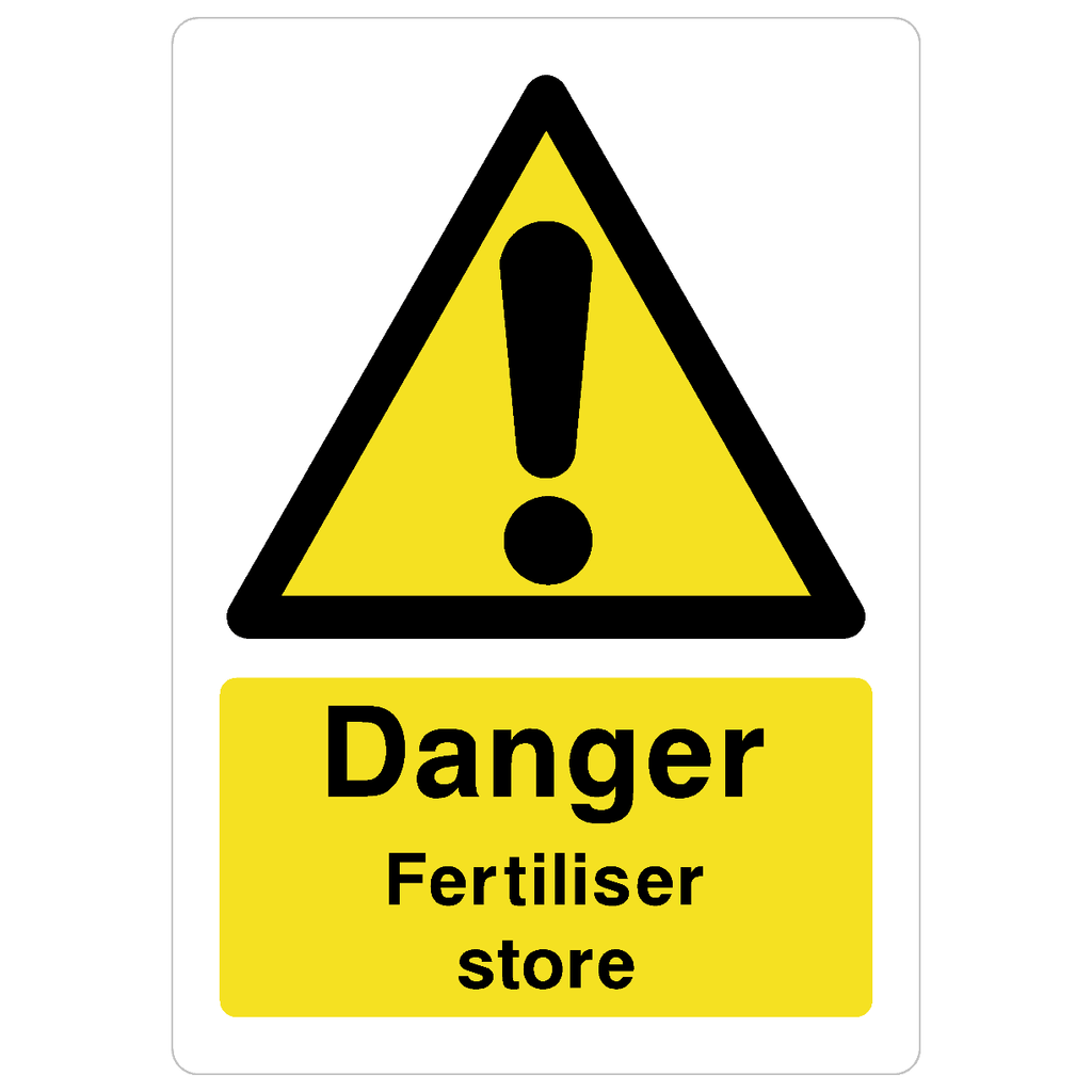 Fertiliser Store Sign - The Sign Shed