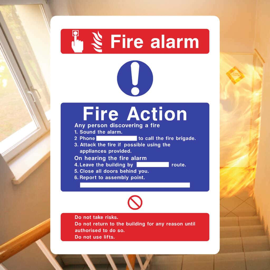 Fire Action Call Point Sign - The Sign Shed