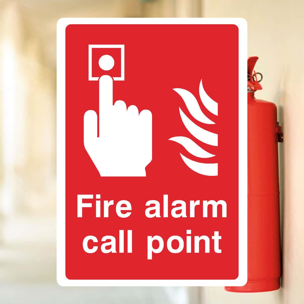 Fire Alarm Call Point Sign - The Sign Shed