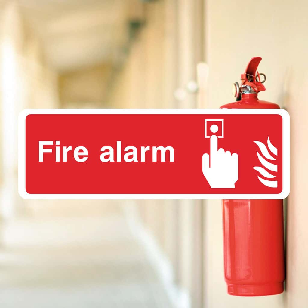 Fire Alarm Sign - The Sign Shed