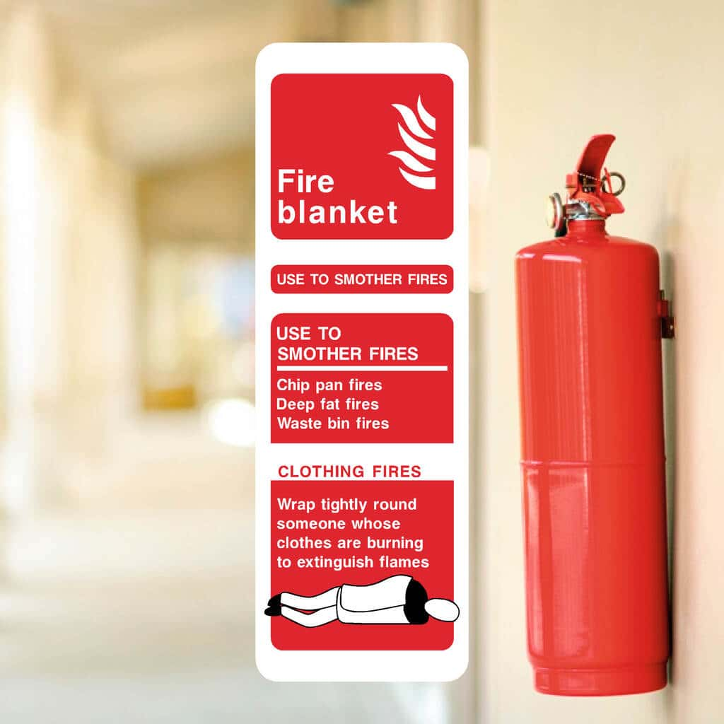 Fire Blanket Sign - The Sign Shed