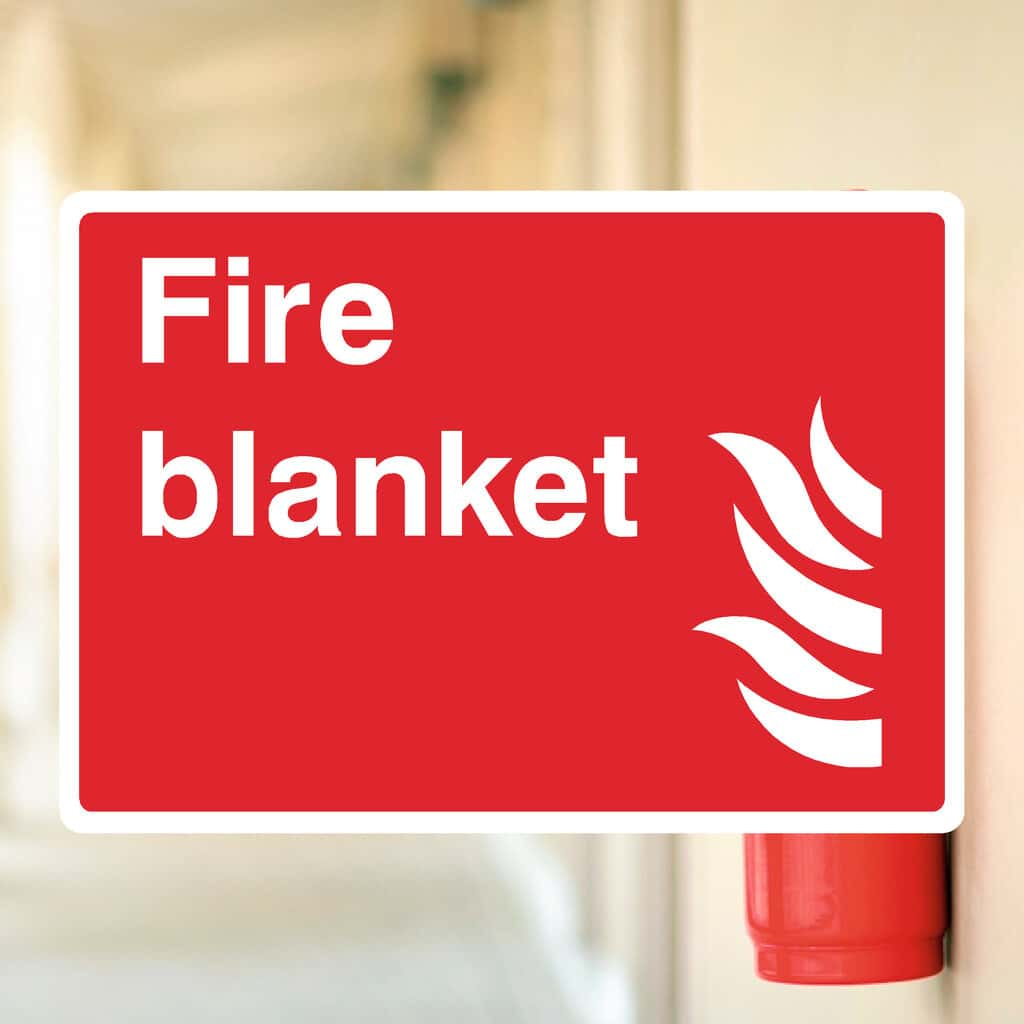 Fire Blanket Sign - The Sign Shed