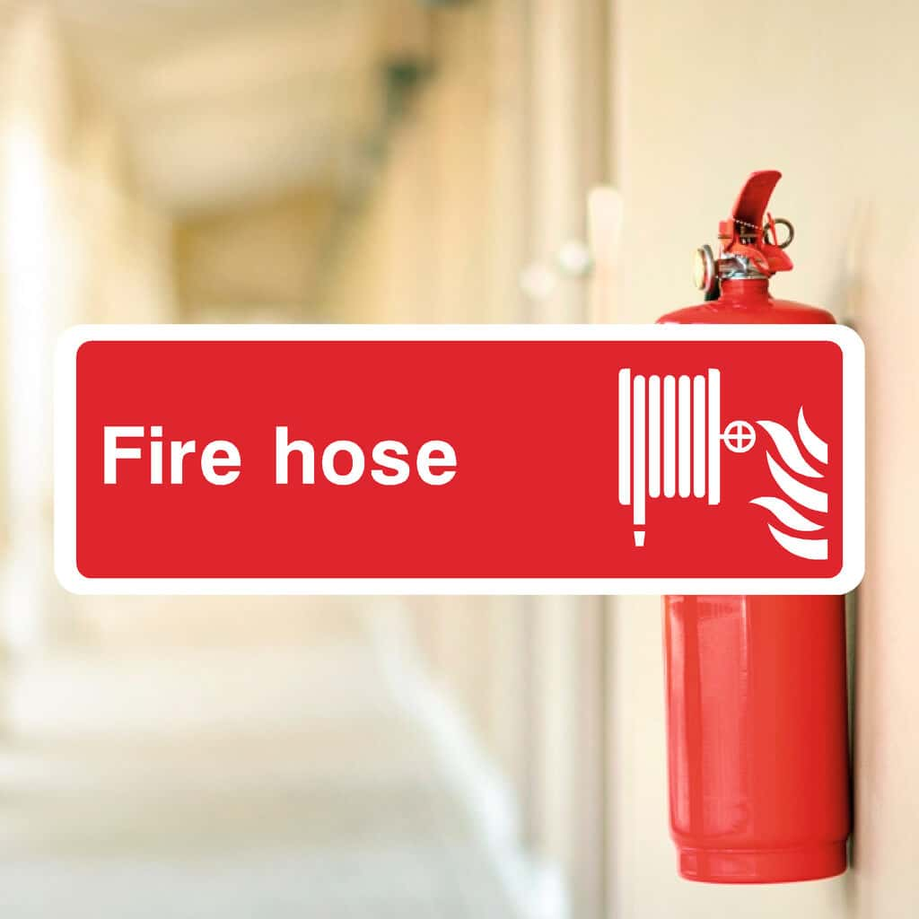 Fire Hose Sign - The Sign Shed