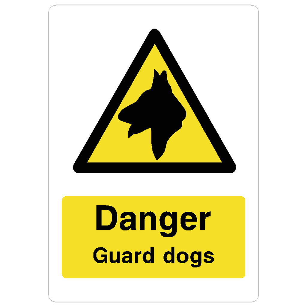 Guard Dogs Sign - The Sign Shed