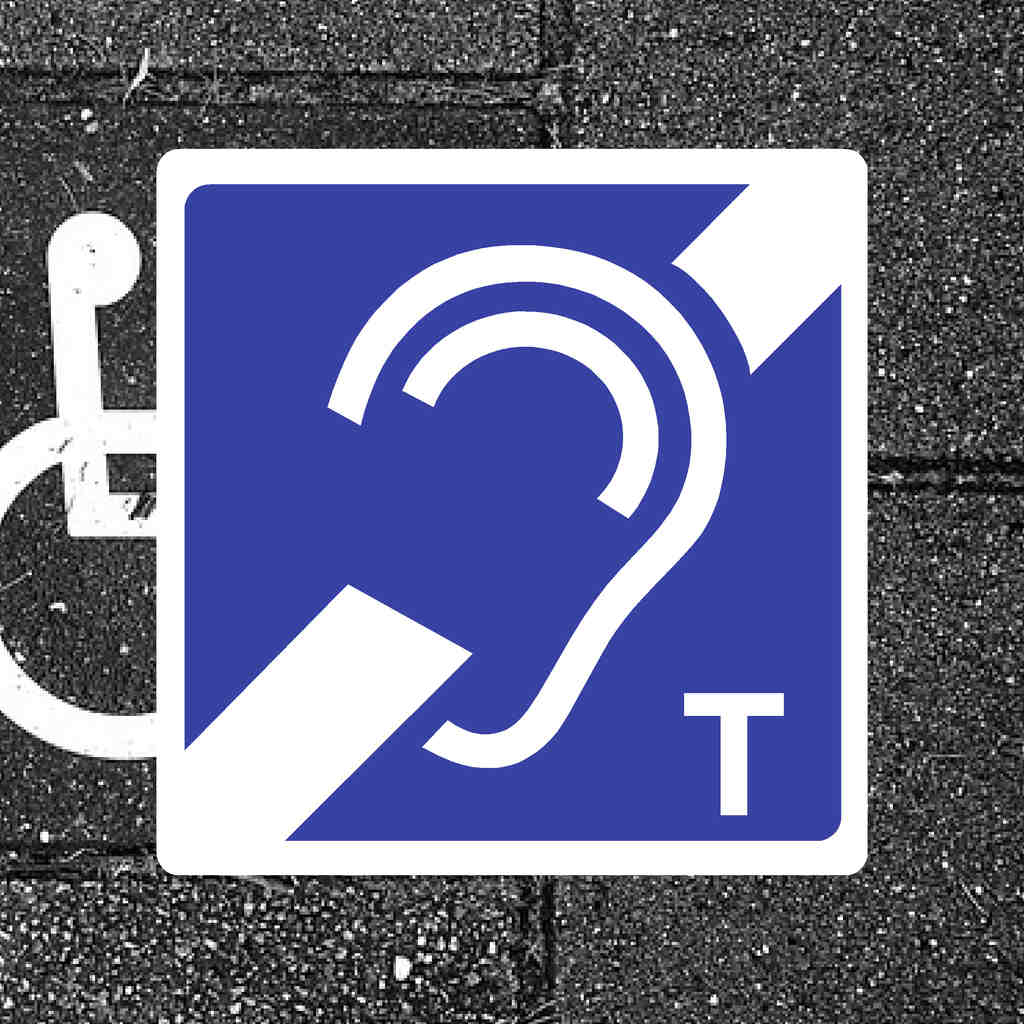 Hearing Loop Symbol Sign - The Sign Shed