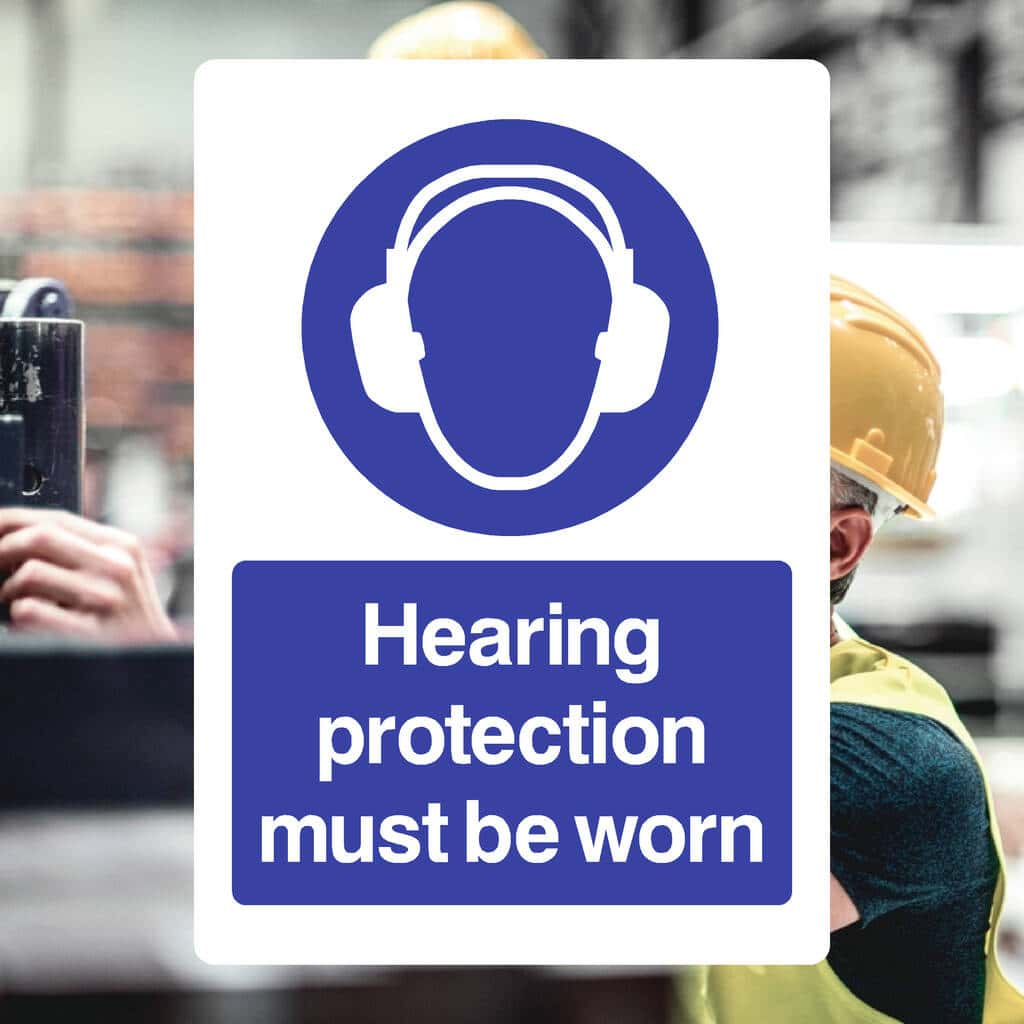 Hearing Protection Must Be Worn Sign - The Sign Shed