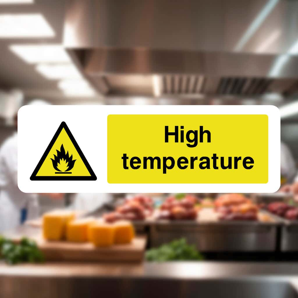 High Temperature Sign - The Sign Shed