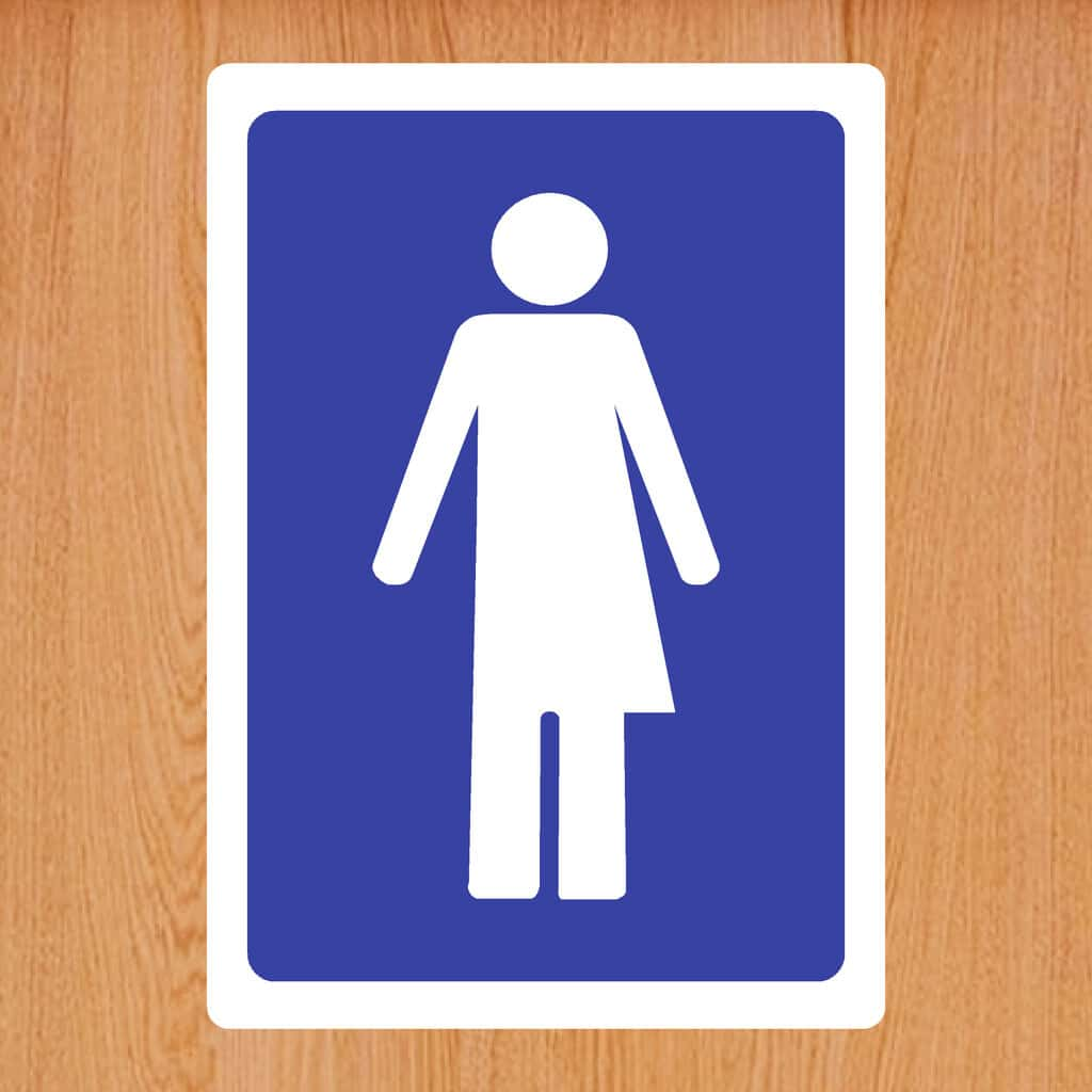 Inclusive Icon Toilet Sign - The Sign Shed