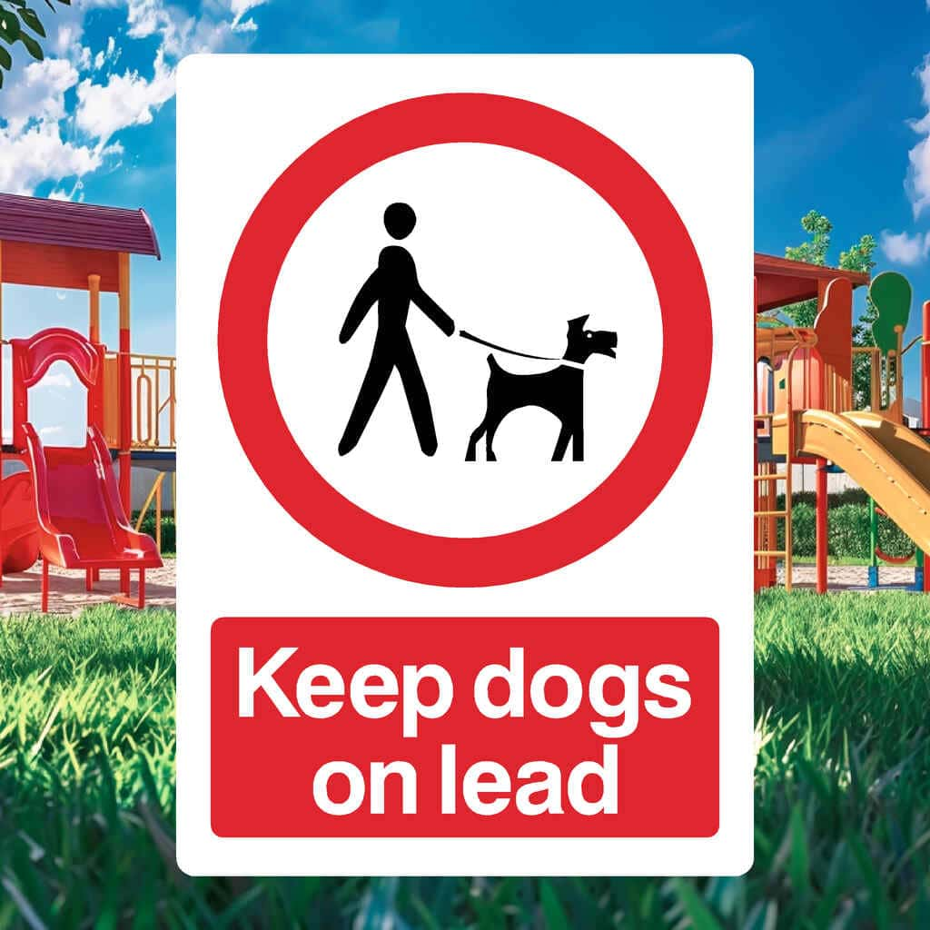 Keep Dogs On Lead Sign - The Sign Shed