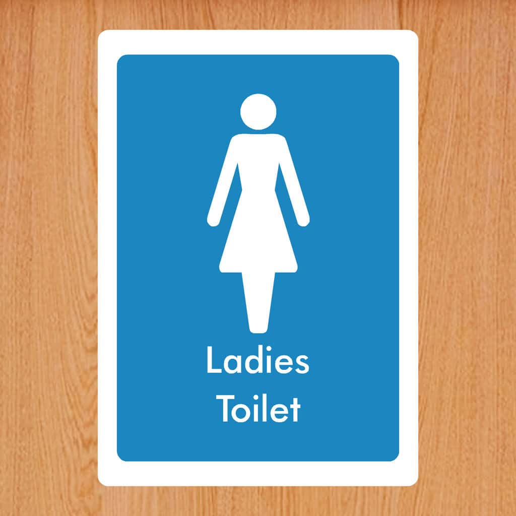 Ladies Toilet Sign - The Sign Shed