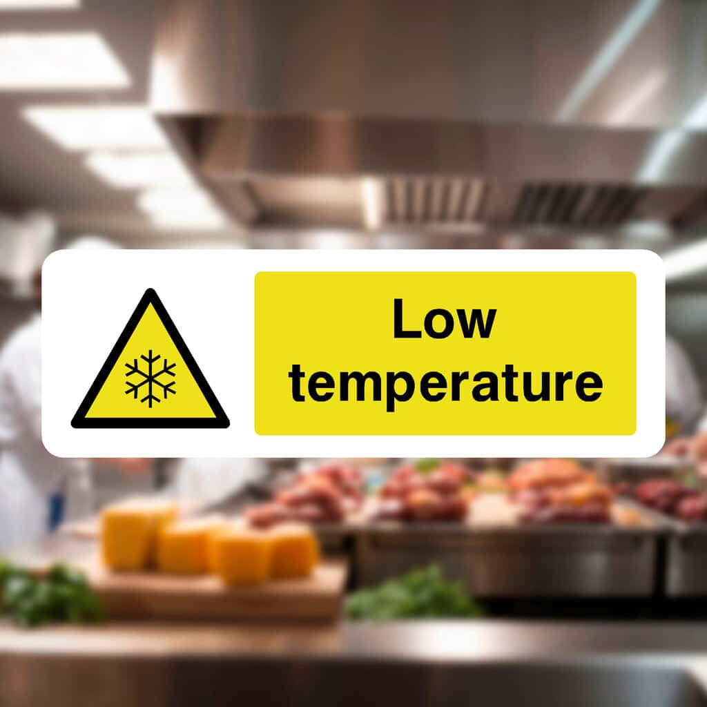 Low Temperature Sign - The Sign Shed