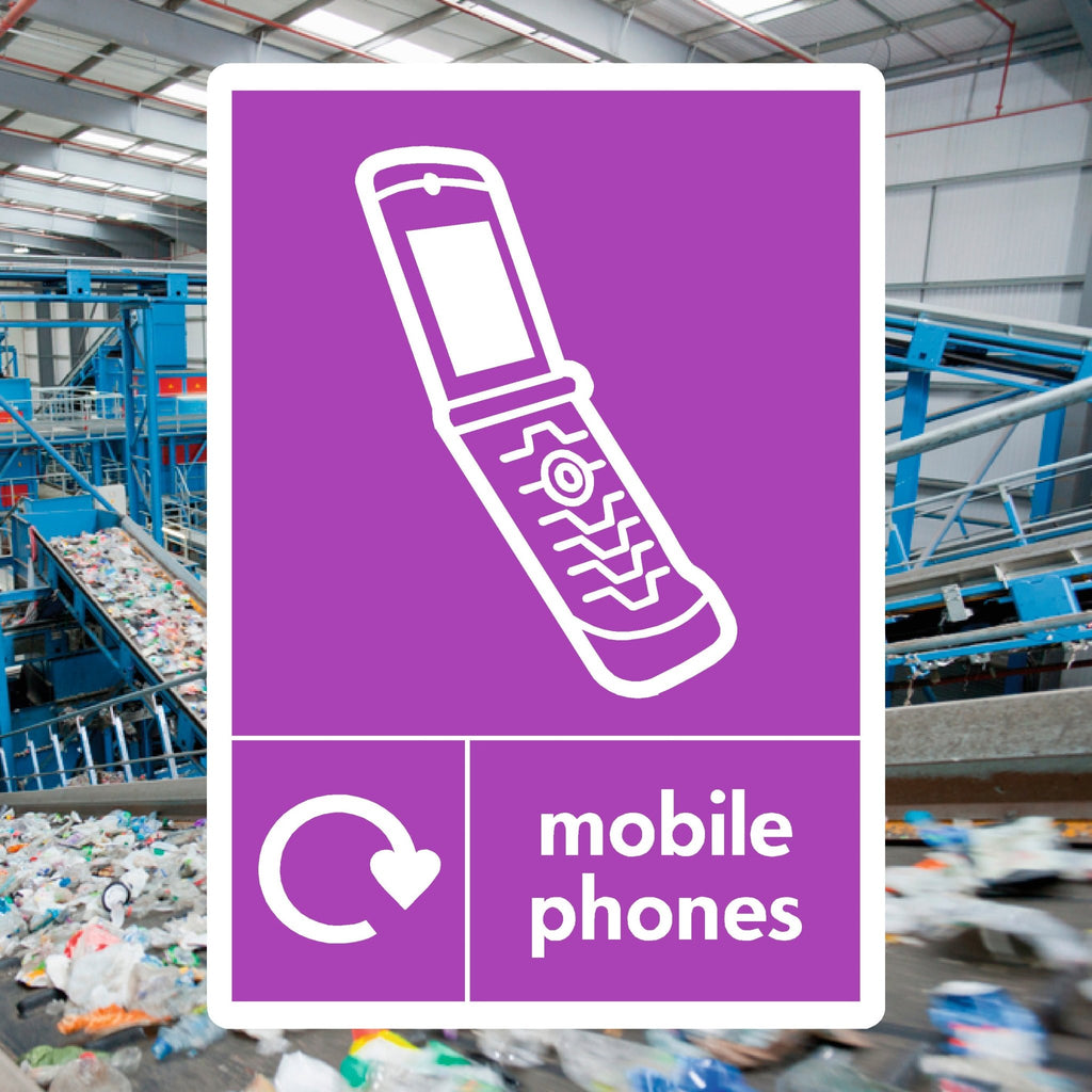 Mobile Phones Recycling Sign - The Sign Shed