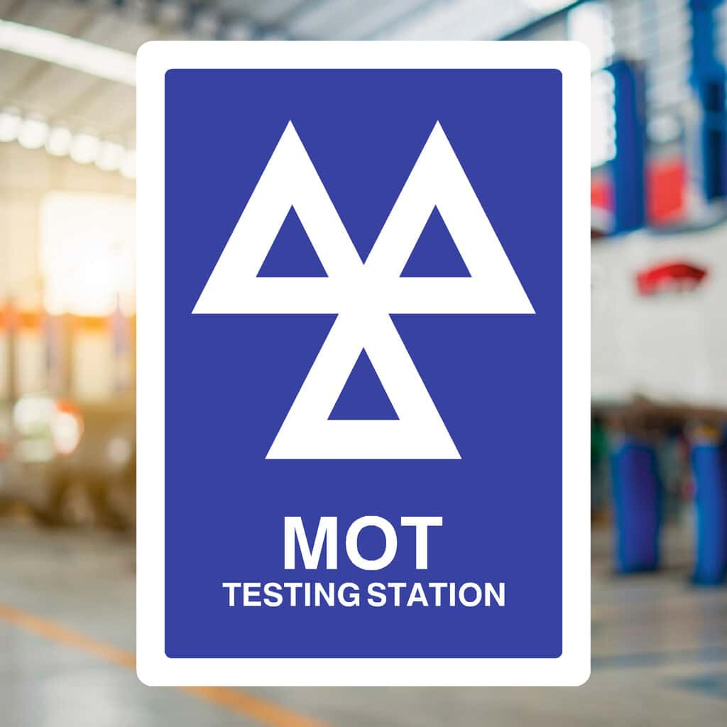 MOT Testing Station Sign - The Sign Shed