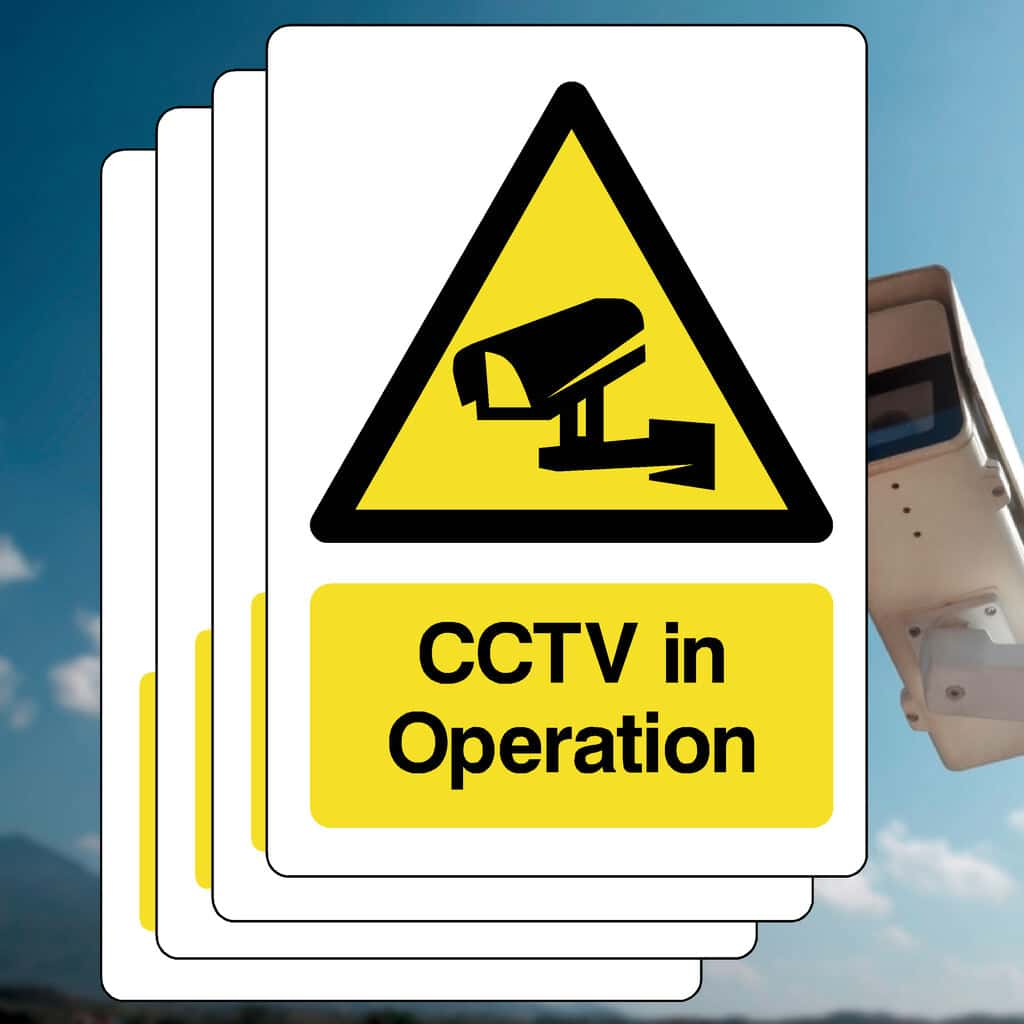 MULTIPACK CCTV IN OPERATION 5 PACK - The Sign Shed